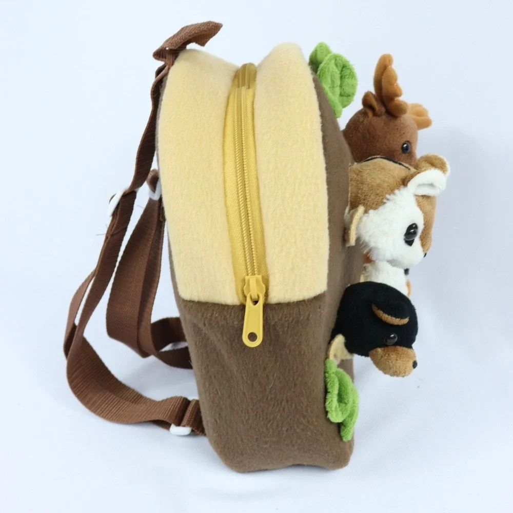 Unipak Forest Animal Plush Backpack 11